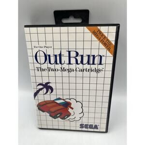Out Run (Sega Master, 1987) CIB
